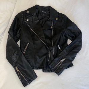 Faux Leather Jacket
